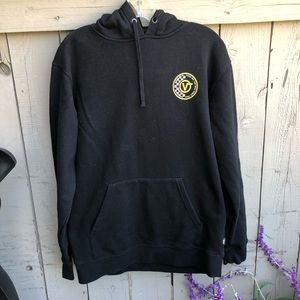 Vans Black Hoodie with single pocket. Size small